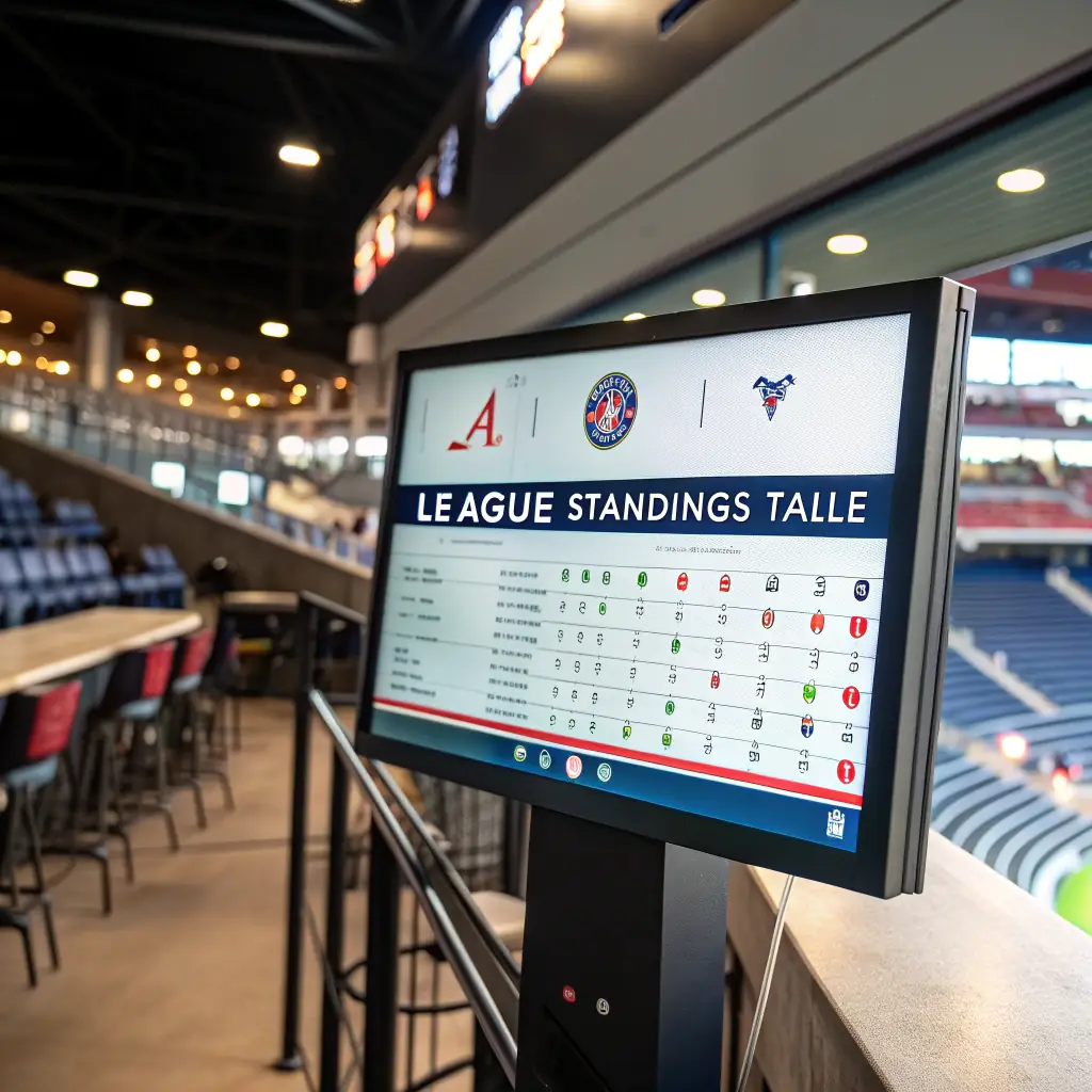 A dynamic league table showcasing team standings, points earned, and match results, emphasizing the competitive spirit and structured progress of the Champion Pride Polo League.